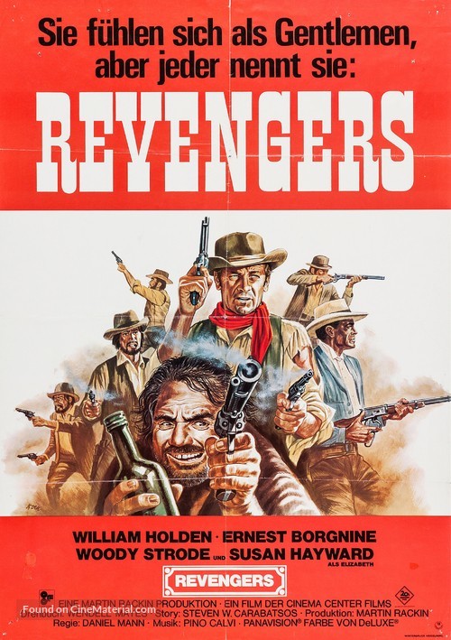 The Revengers - German Movie Poster