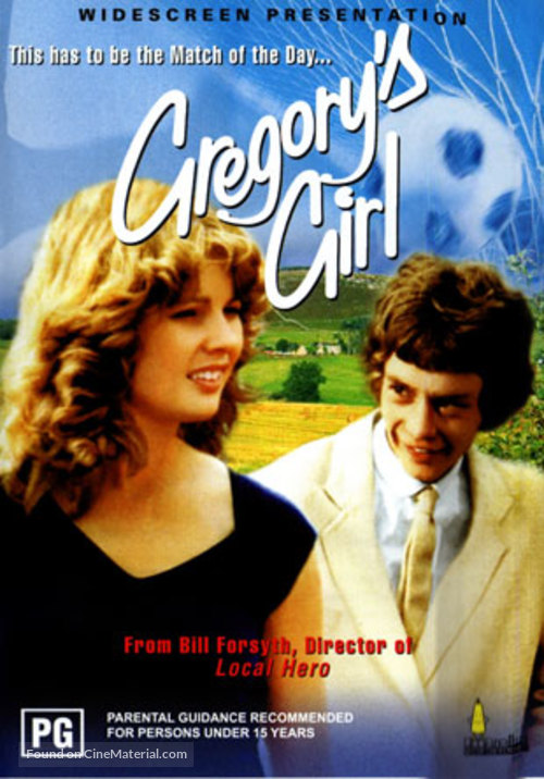 Gregory&#039;s Girl - Australian DVD movie cover