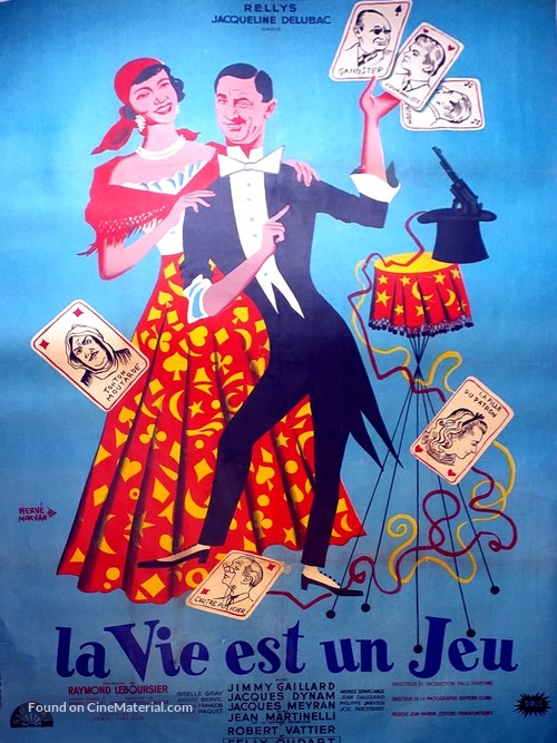 La vie est un jeu - French Movie Poster