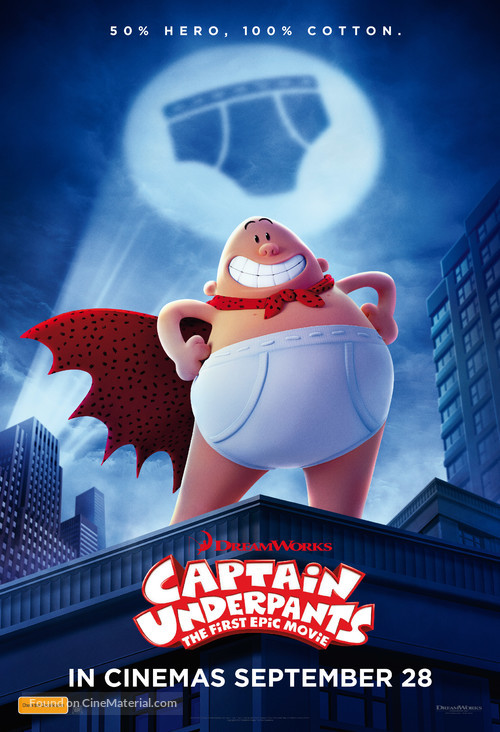 Captain Underpants - Australian Movie Poster