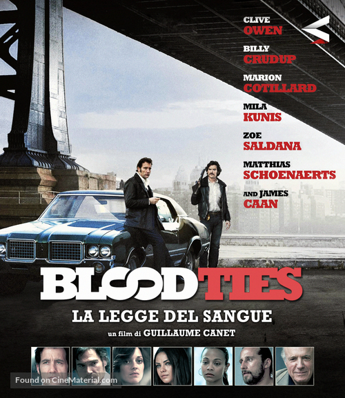 Blood Ties - Italian Movie Cover