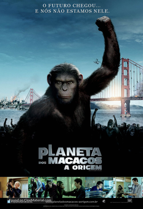 Rise of the Planet of the Apes - Brazilian Movie Poster