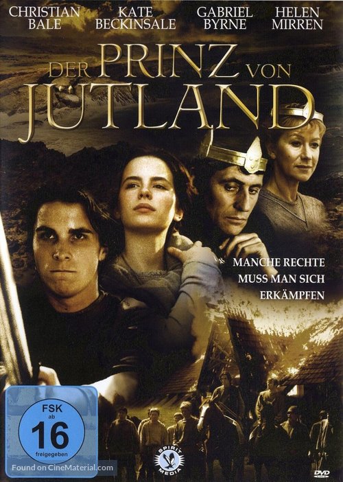 Prince of Jutland - German DVD movie cover