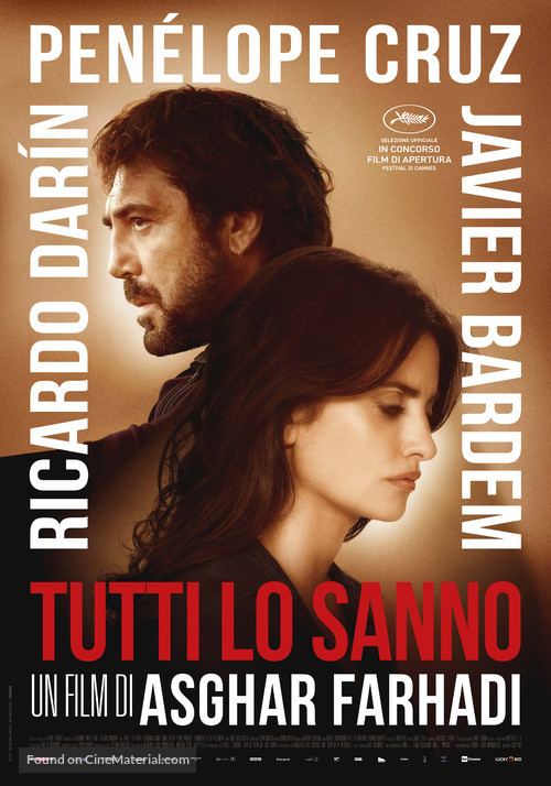 Todos lo saben - Italian Movie Poster