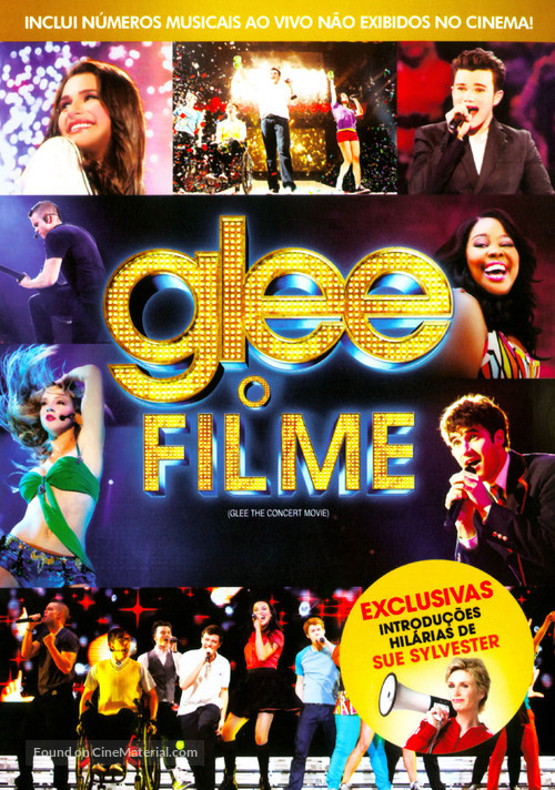 Glee: The 3D Concert Movie - Brazilian Movie Cover