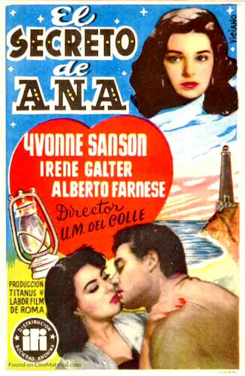 Menzogna - Spanish Movie Poster