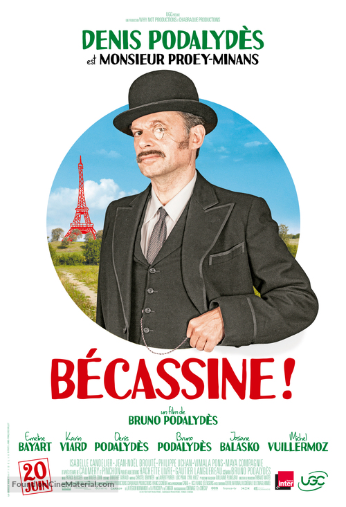 B&eacute;cassine - French Movie Poster