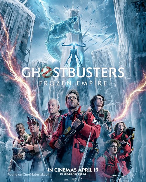 Ghostbusters: Frozen Empire - Indian Movie Poster