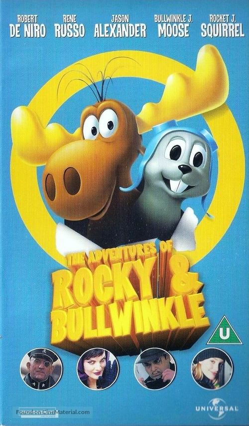 The Adventures of Rocky &amp; Bullwinkle - British VHS movie cover