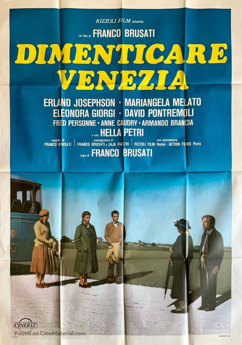 Dimenticare Venezia - Italian Movie Poster