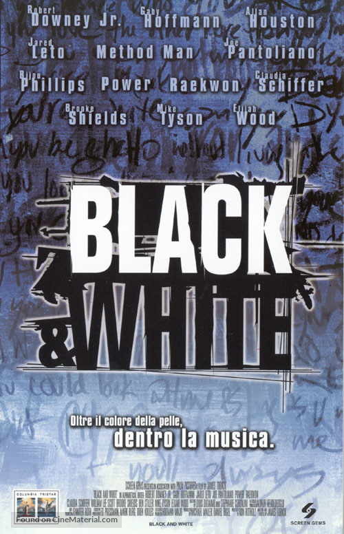Black And White - Italian DVD movie cover