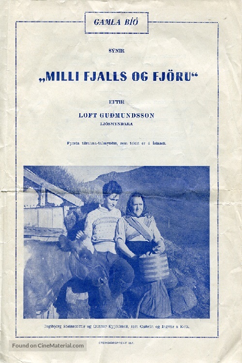 Milli fjalls og fj&ouml;ru - Icelandic Movie Poster