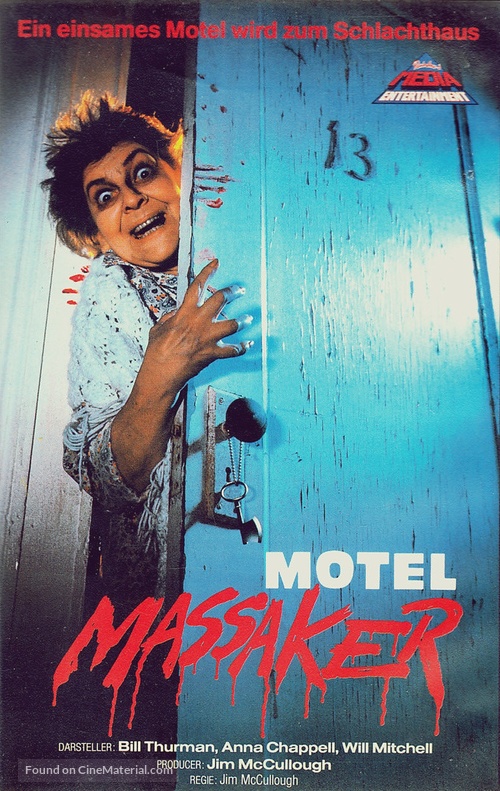 Mountaintop Motel Massacre - German VHS movie cover