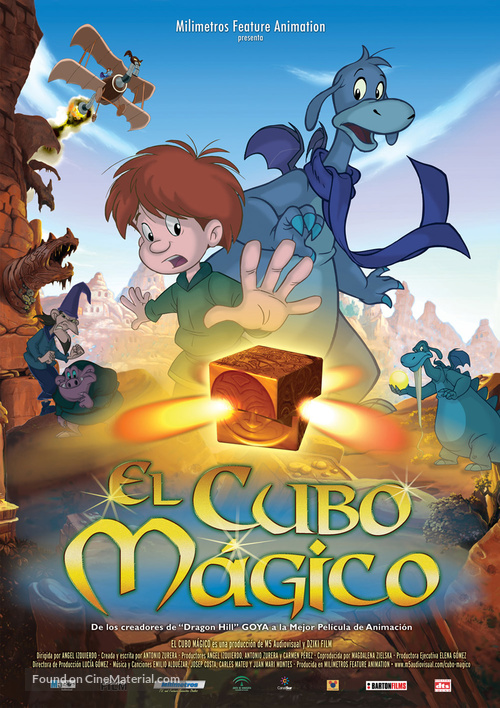 El cubo m&aacute;gico - Spanish Movie Poster