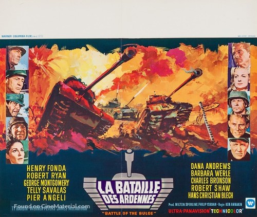 Battle of the Bulge - Belgian Movie Poster