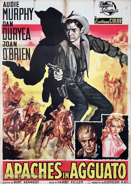 Six Black Horses - Italian Movie Poster