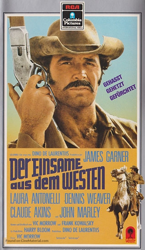 A Man Called Sledge - German VHS movie cover