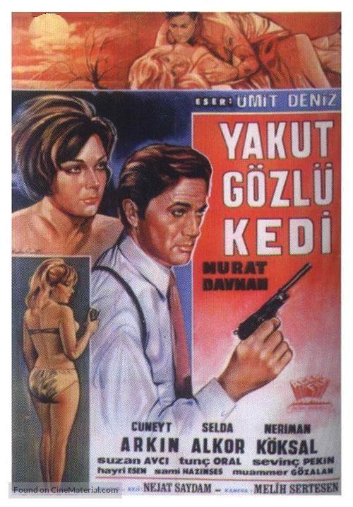 Yakut g&ouml;zl&uuml; kedi - Turkish Movie Poster