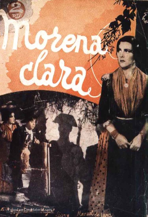 Morena Clara - Spanish Movie Poster