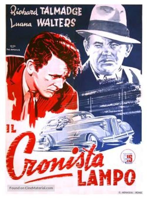 The Speed Reporter - Italian Movie Poster