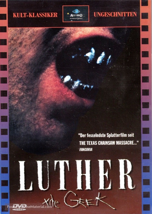 Luther the Geek - German DVD movie cover