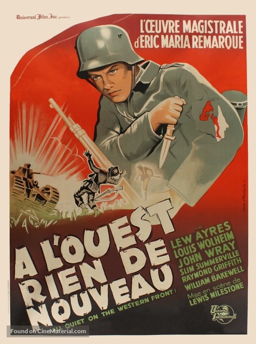 All Quiet on the Western Front - French Movie Poster