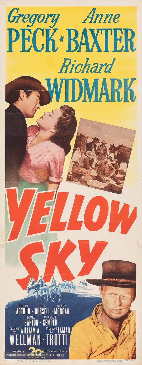 Yellow Sky - Swedish Movie Poster