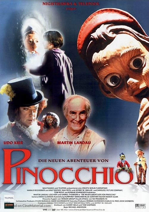 The Adventures of Pinocchio - German Movie Poster