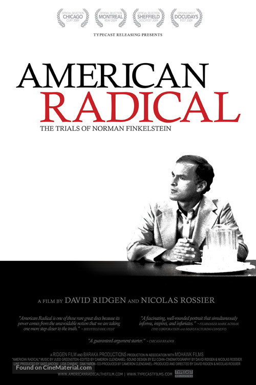 American Radical: The Trials of Norman Finkelstein - Movie Poster