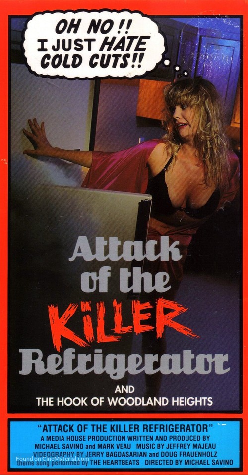 Attack of the Killer Refrigerator - VHS movie cover