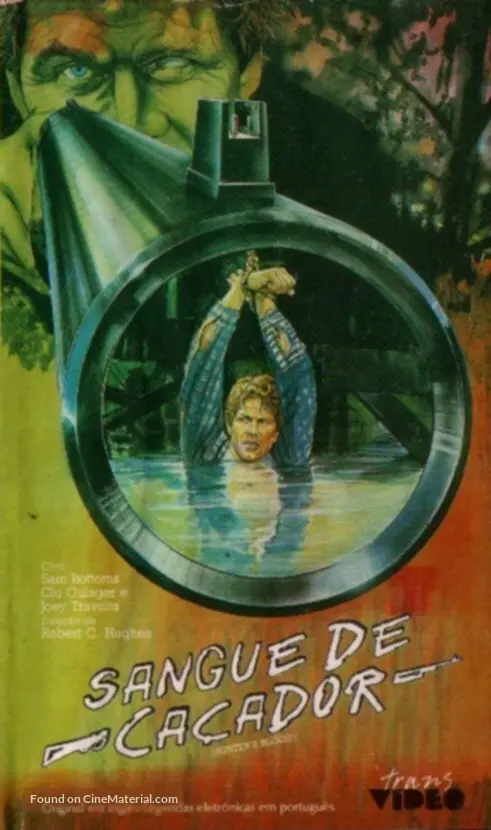 Hunter&#039;s Blood - Brazilian VHS movie cover