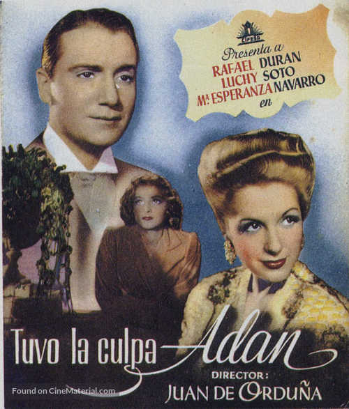 Tuvo la culpa Ad&aacute;n - Spanish Movie Poster