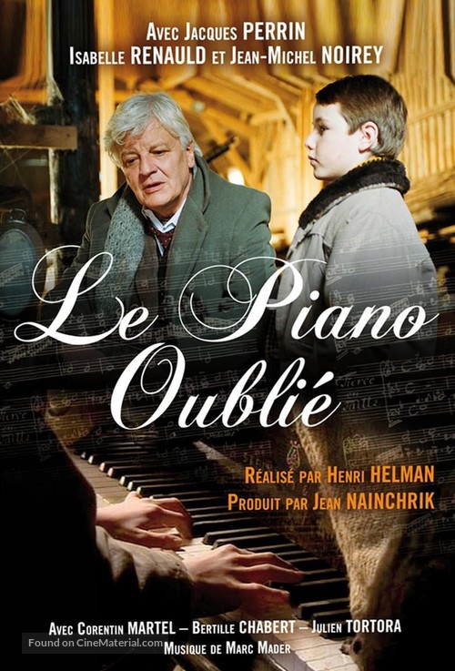 Le piano oubli&eacute; - French DVD movie cover