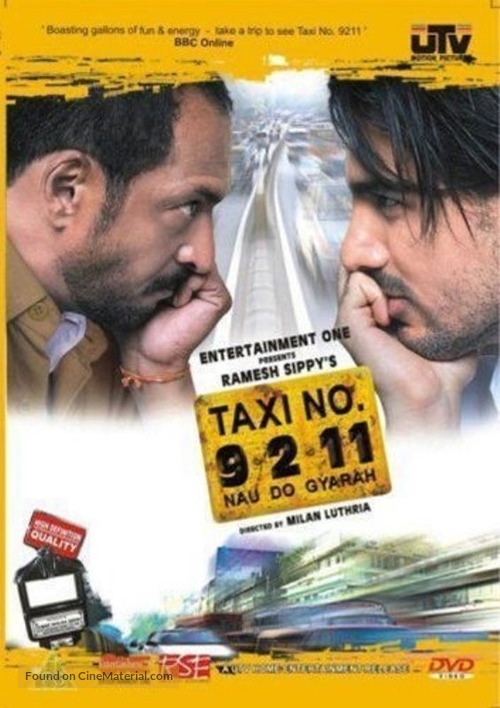 Taxi Number 9211 - Indian DVD movie cover