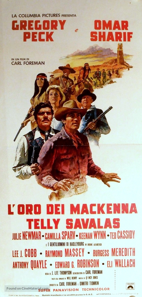 Mackenna&#039;s Gold - Italian Movie Poster