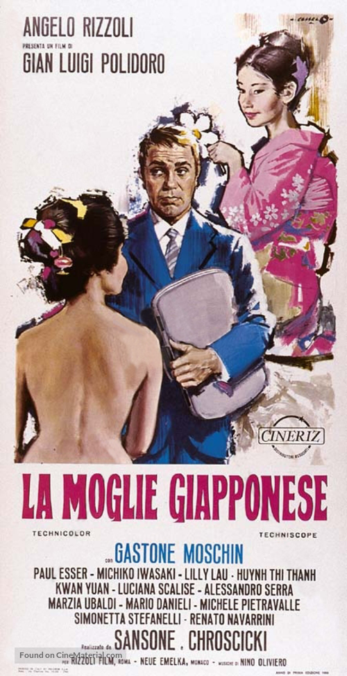 La moglie giapponese - Italian Movie Poster