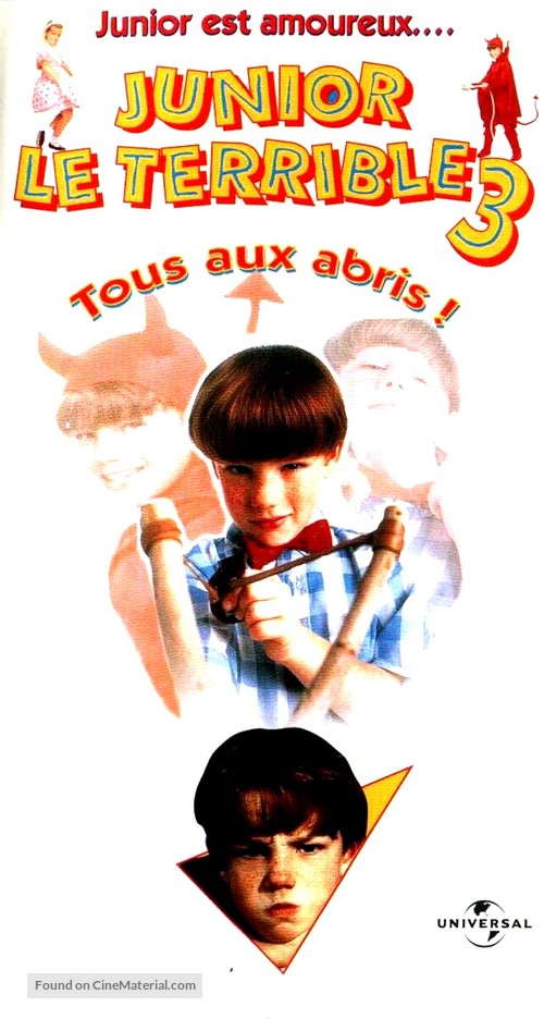 Problem Child 3: Junior in Love - French VHS movie cover