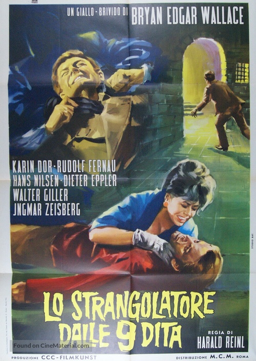 Der W&uuml;rger von Schlo&szlig; Blackmoor - Italian Movie Poster