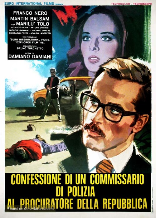 Confessione di un commissario di polizia al procuratore della repubblica - Italian Movie Poster