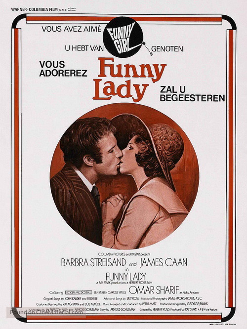 Funny Lady - Belgian Movie Poster