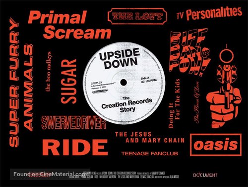 Upside Down: The Creation Records Story - British Movie Poster