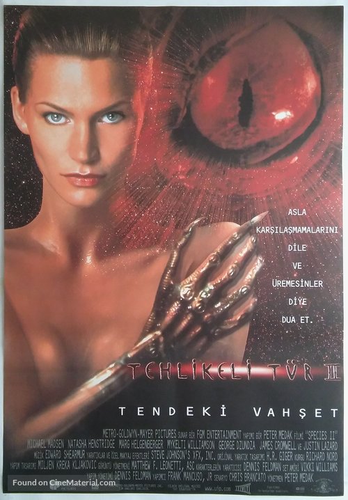 Species II - Turkish Movie Poster
