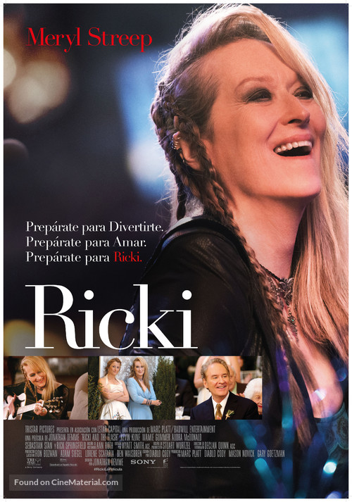 Ricki and the Flash - Spanish Movie Poster