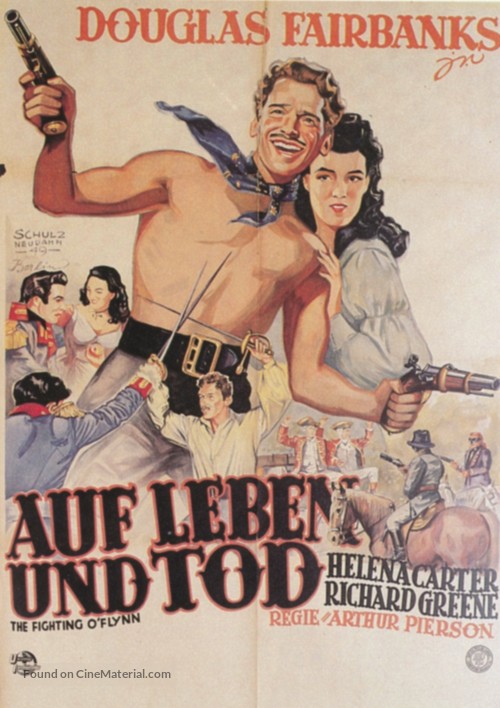 The Fighting O&#039;Flynn - German Movie Poster