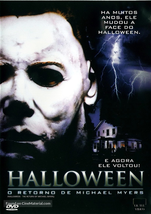 Halloween 4: The Return of Michael Myers - Brazilian DVD movie cover