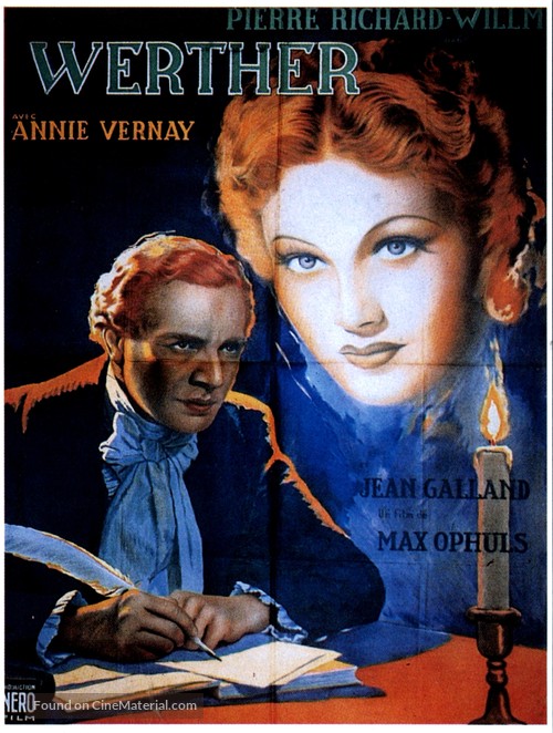 Werther - French Movie Poster