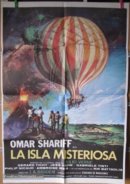 Isla misteriosa y el capit&aacute;n Nemo, La - Spanish Movie Poster