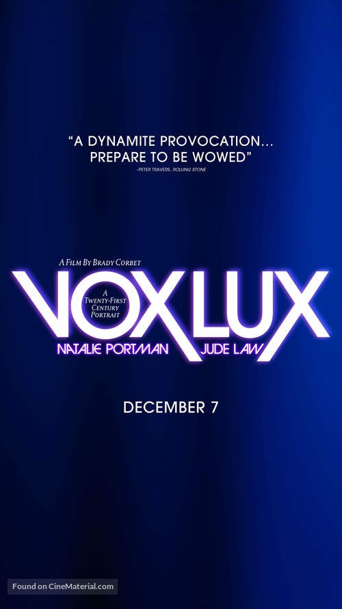 Vox Lux - Movie Poster