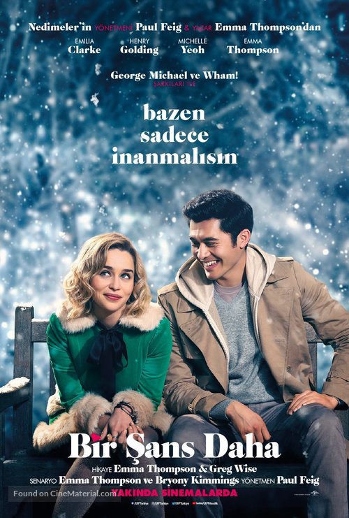 Last Christmas - Turkish Movie Poster