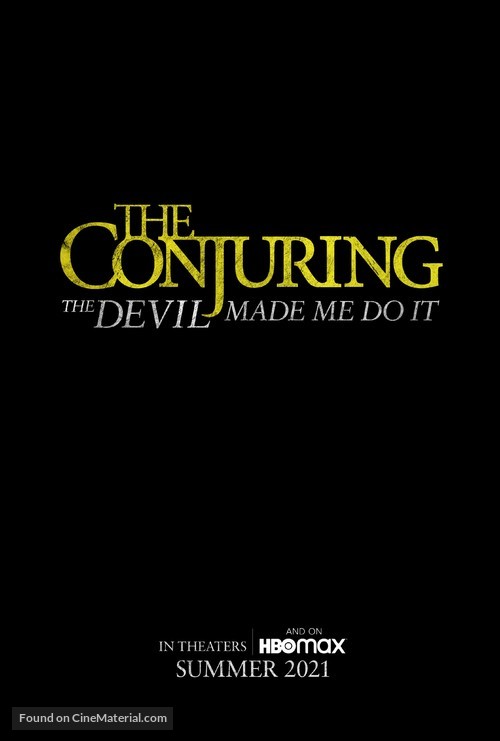 The Conjuring: The Devil Made Me Do It - Movie Poster